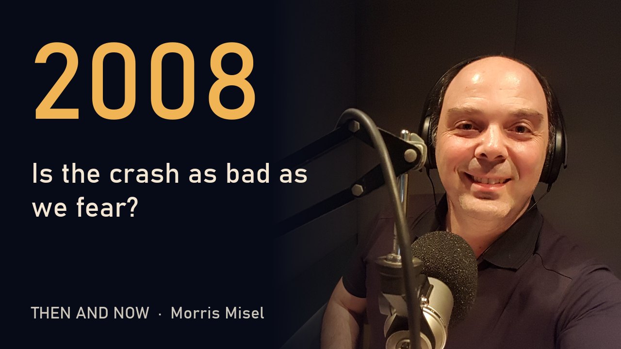 2008: Is the crash as bad as we fear?, with Morris Misel at a radio microphone
