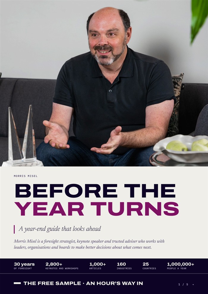 The first page of the free sample of Before the Year Turns